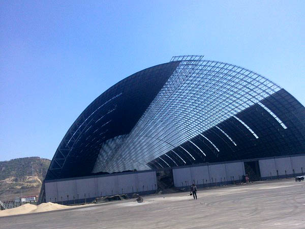 丰县桶壳螺栓球网架工程